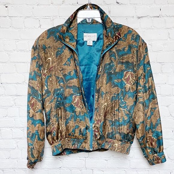 Vintage silk windbreaker   - Picture 2 of 4